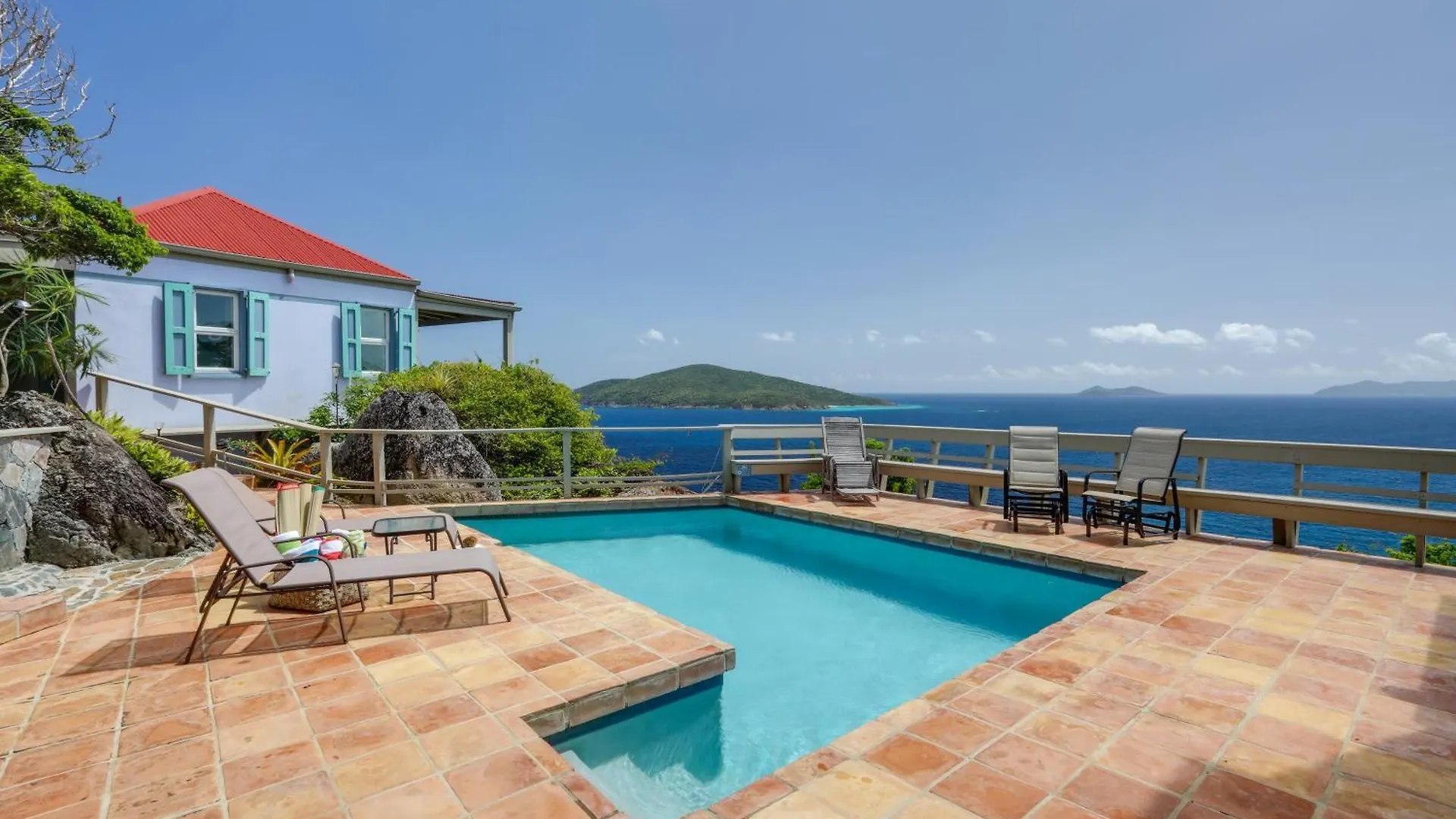St Thomas Cliffside Villa With Pool And Hot Tub! Lovenlund